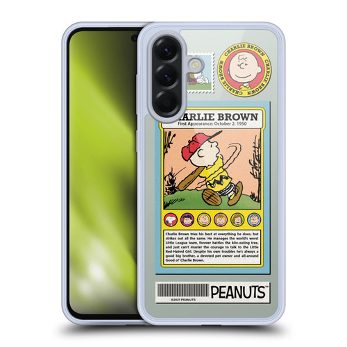 Peanuts Trends Charlie Brown Card Soft Gel Case for Samsung Galaxy A56 5G