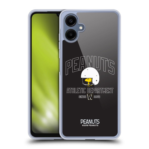 Peanuts Varsity Sports Woodstock Football Helmet Soft Gel Case for Samsung Galaxy A06 4G / 5G