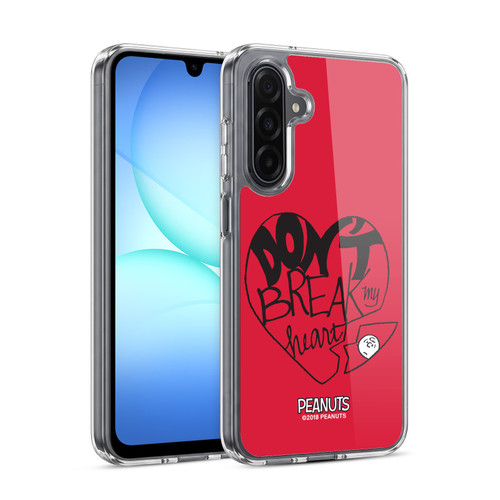 Peanuts Sealed With A Kiss Don't Break My Heart Soft Gel Case for Samsung Galaxy A17 4G / 5G