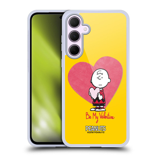 Peanuts Sealed With A Kiss Charlie Brown Valentine 2 Soft Gel Case for Samsung Galaxy A35 5G