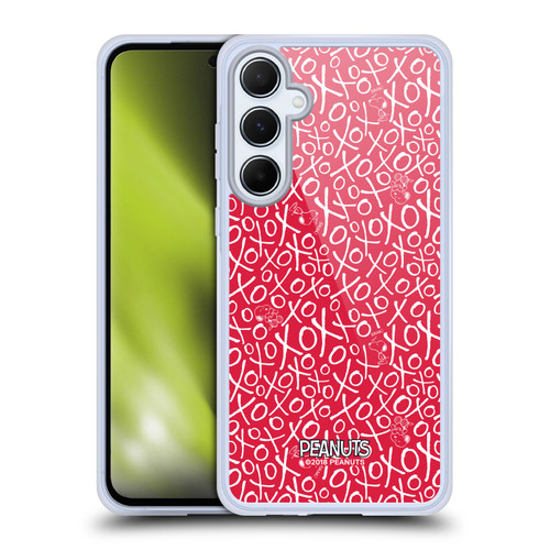 Peanuts Sealed With A Kiss Pattern Soft Gel Case for Samsung Galaxy A55 5G