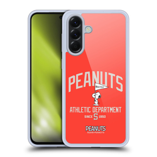Peanuts Varsity Sports Snoopy Athletic Department Soft Gel Case for Samsung Galaxy A56 5G