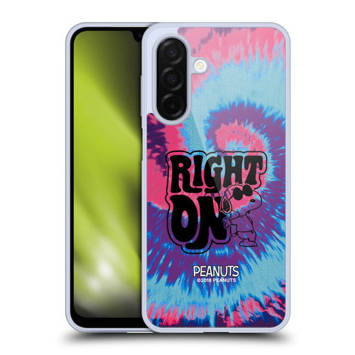 Peanuts Woodstock 50th Snoopy Tie Dye Right On Soft Gel Case for Samsung Galaxy A26 5G