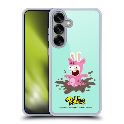 Rabbids Costumes Pig Soft Gel Case for Samsung Galaxy S25+ & MagSafe