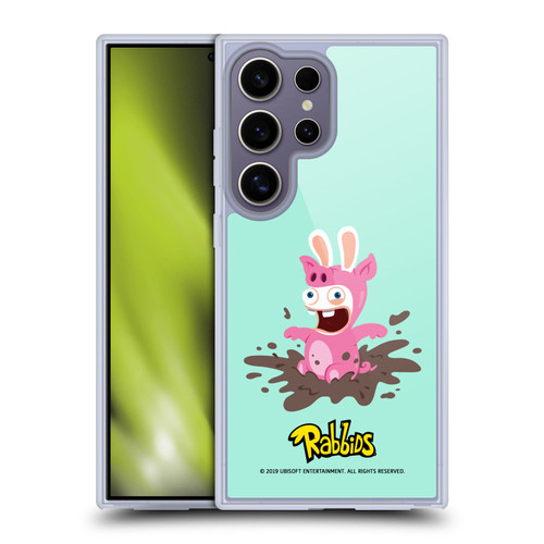 Rabbids Costumes Pig Soft Gel Case for Samsung Galaxy S25 Ultra & MagSafe