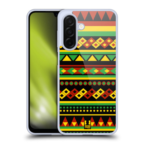 Head Case Designs Rasta Colour Patterns Aztec Soft Gel Case for Samsung Galaxy A26 5G