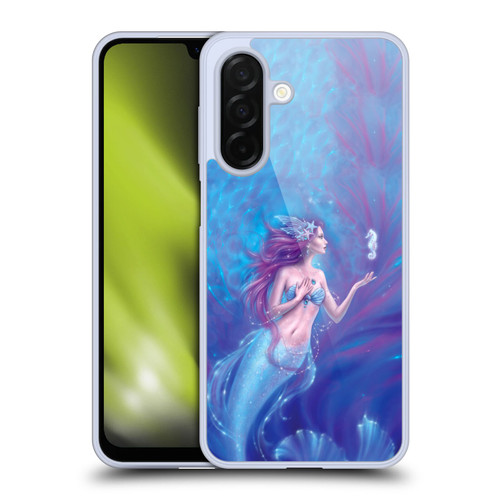 Rachel Anderson Art Blue & Pink Mermaid With Seahorse Soft Gel Case for Samsung Galaxy A26 5G