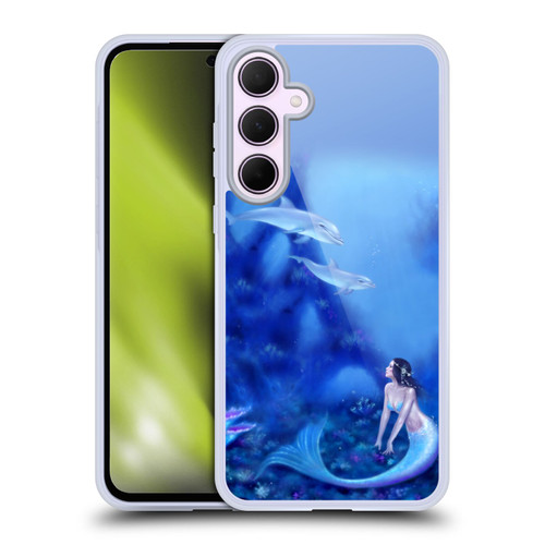 Rachel Anderson Art Mermaid And Dolphins Soft Gel Case for Samsung Galaxy A35 5G