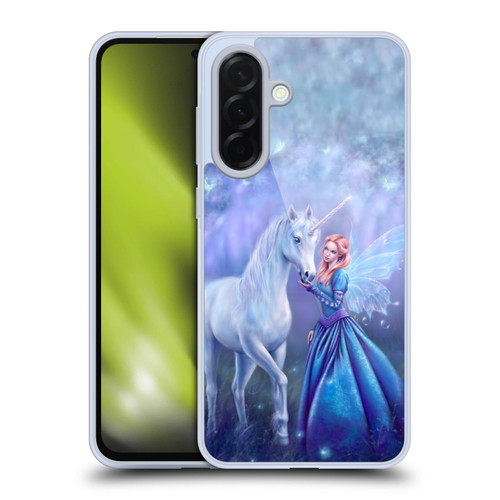 Rachel Anderson Art Purple Unicorn And Forest Fairy Soft Gel Case for Samsung Galaxy A36 5G
