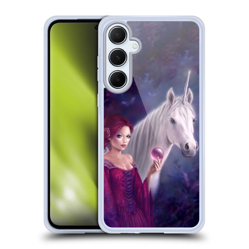Rachel Anderson Art Unicorn And Princess Soft Gel Case for Samsung Galaxy A55 5G