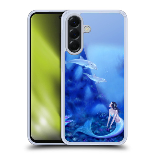 Rachel Anderson Art Mermaid And Dolphins Soft Gel Case for Samsung Galaxy A56 5G