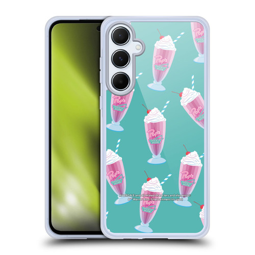 Riverdale Graphics 2 Pop's Milkshake Pattern Soft Gel Case for Samsung Galaxy A55 5G