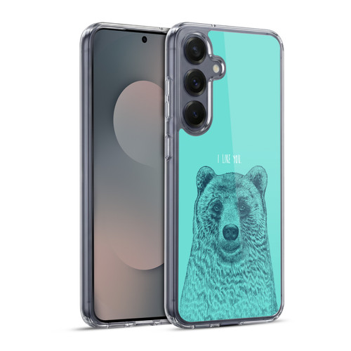 Rachel Caldwell Illustrations Bear Root Soft Gel Case for Samsung Galaxy S25+ & MagSafe