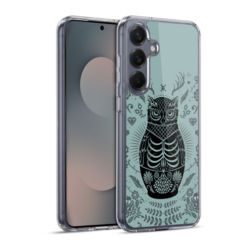 Rachel Caldwell Illustrations Owl Doll Soft Gel Case for Samsung Galaxy S25+ & MagSafe