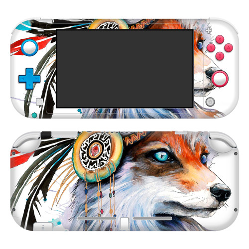 Pixie Cold Art Mix Fox Vinyl Sticker Skin Decal Cover for Nintendo Switch Lite
