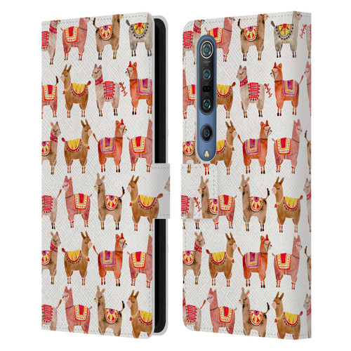 Cat Coquillette Animals Alpacas Leather Book Wallet Case Cover For Xiaomi Mi 10 5G / Mi 10 Pro 5G
