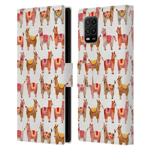 Cat Coquillette Animals Alpacas Leather Book Wallet Case Cover For Xiaomi Mi 10 Lite 5G