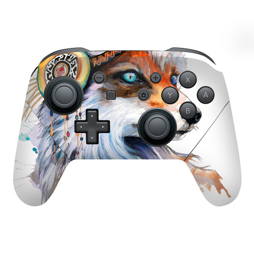 Pixie Cold Art Mix Fox Vinyl Sticker Skin Decal Cover for Nintendo Switch Pro Controller