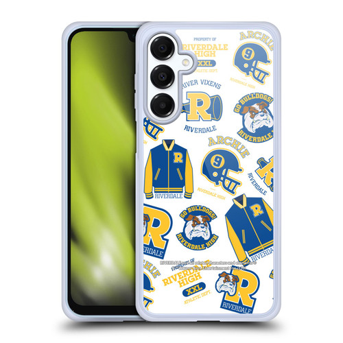 Riverdale Graphics 2 Bulldogs & Vixens Pattern Soft Gel Case for Samsung Galaxy A16 5G & MagSafe