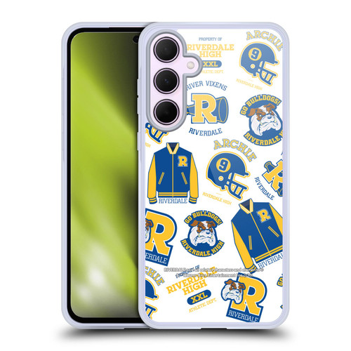 Riverdale Graphics 2 Bulldogs & Vixens Pattern Soft Gel Case for Samsung Galaxy A35 5G