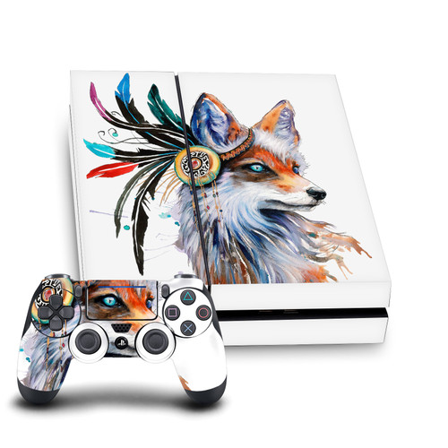 Pixie Cold Art Mix Fox Vinyl Sticker Skin Decal Cover for Sony PS4 Console & Controller