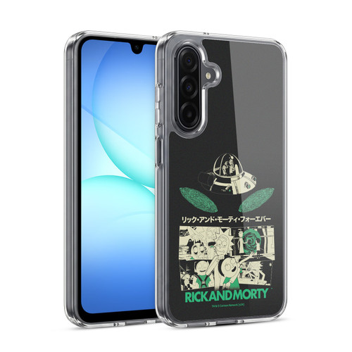 Rick And Morty Duo Graphics Portals Soft Gel Case for Samsung Galaxy A17 4G / 5G