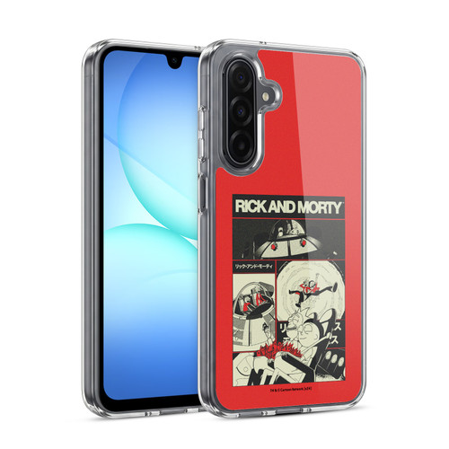 Rick And Morty Duo Graphics The Space Cruiser Collage Soft Gel Case for Samsung Galaxy A17 4G / 5G