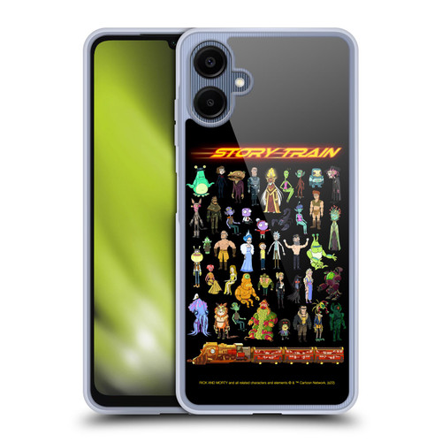 Rick And Morty Season 4 Graphics Story Train Soft Gel Case for Samsung Galaxy A06 4G / 5G