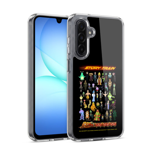 Rick And Morty Season 4 Graphics Story Train Soft Gel Case for Samsung Galaxy A17 4G / 5G