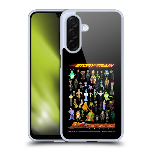 Rick And Morty Season 4 Graphics Story Train Soft Gel Case for Samsung Galaxy A26 5G