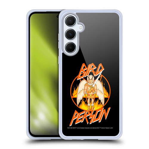Rick And Morty Season 1 & 2 Graphics Birdperson Soft Gel Case for Samsung Galaxy A55 5G