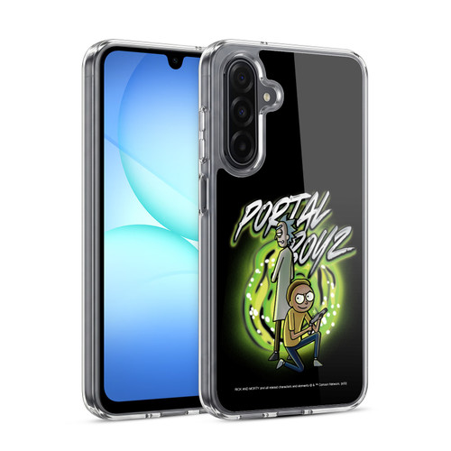 Rick And Morty Season 5 Graphics Portal Boyz Soft Gel Case for Samsung Galaxy A17 4G / 5G
