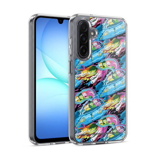 Rick And Morty Season 5 Graphics Warp Pattern Soft Gel Case for Samsung Galaxy A17 4G / 5G