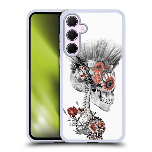 Riza Peker Skulls 5 Punk Soft Gel Case for Samsung Galaxy A35 5G
