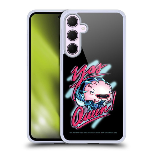 Rick And Morty Season 5 Graphics Yas Queen! Soft Gel Case for Samsung Galaxy A35 5G