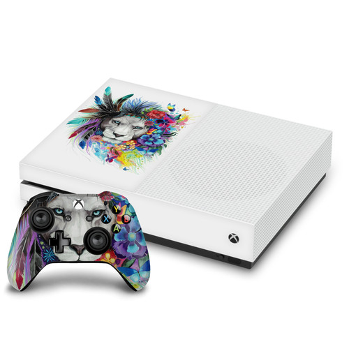 Pixie Cold Art Mix King Of The Lions Vinyl Sticker Skin Decal Cover for Microsoft One S Console & Controller
