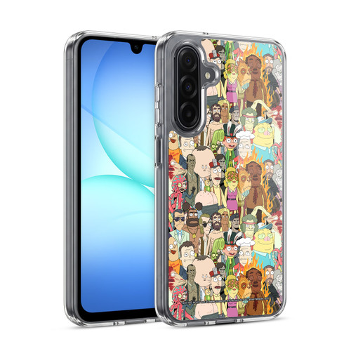 Rick And Morty Season 3 Graphics Interdimensional Space Cable Soft Gel Case for Samsung Galaxy A17 4G / 5G