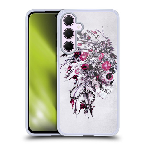 Riza Peker Skulls 6 Red Soft Gel Case for Samsung Galaxy A35 5G