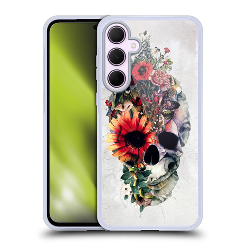Riza Peker Skulls 6 Two Face Soft Gel Case for Samsung Galaxy A35 5G