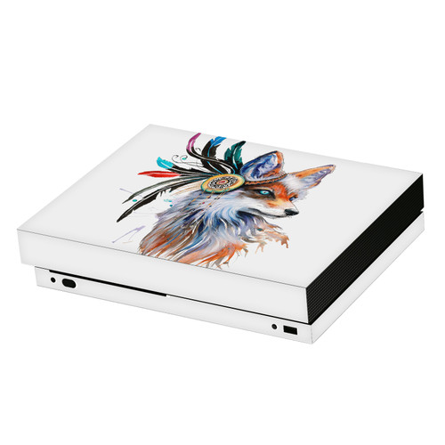 Pixie Cold Art Mix Fox Vinyl Sticker Skin Decal Cover for Microsoft Xbox One X Console