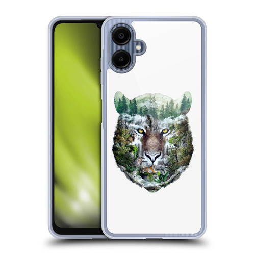 Riza Peker Animal Abstract Tiger Nature Soft Gel Case for Samsung Galaxy A06 4G / 5G