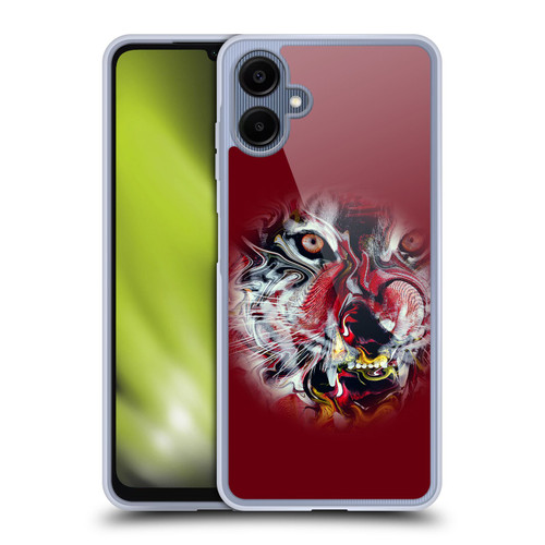 Riza Peker Animal Abstract Warm Tiger Soft Gel Case for Samsung Galaxy A06 4G / 5G