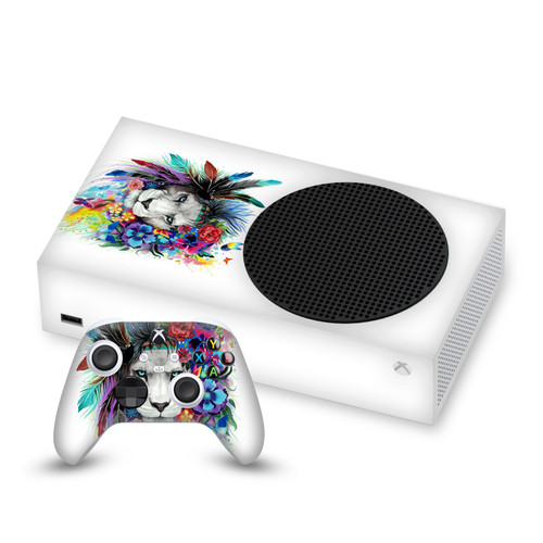 Pixie Cold Art Mix King Of The Lions Vinyl Sticker Skin Decal Cover for Microsoft Series S Console & Controller