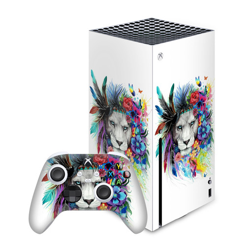 Pixie Cold Art Mix King Of The Lions Vinyl Sticker Skin Decal Cover for Microsoft Series X Console & Controller