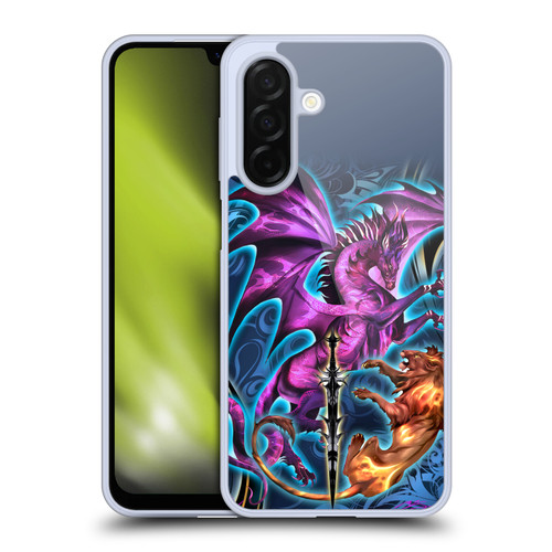 Ruth Thompson Art Purple Dragon, Sword & Lion Soft Gel Case for Samsung Galaxy A26 5G