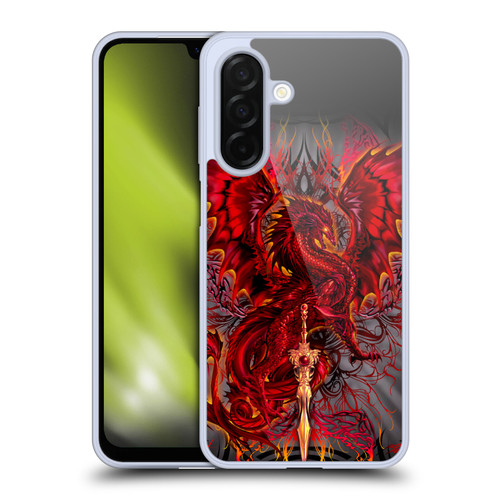 Ruth Thompson Art Red Tribal Dragon With Sword Soft Gel Case for Samsung Galaxy A26 5G