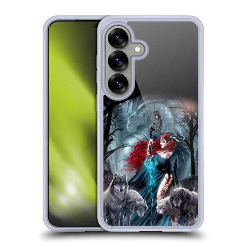 Ruth Thompson Art Scorpio With Wolves And Dragon Soft Gel Case for Samsung Galaxy S25 & MagSafe