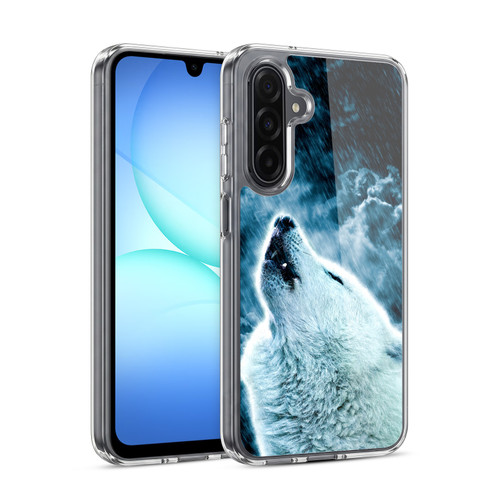 Simone Gatterwe Animals 2 Howling Wolf Soft Gel Case for Samsung Galaxy A17 4G / 5G