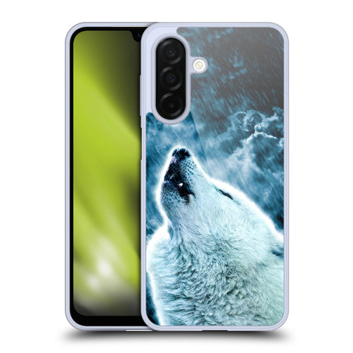 Simone Gatterwe Animals 2 Howling Wolf Soft Gel Case for Samsung Galaxy A26 5G