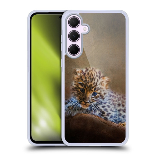 Simone Gatterwe Animals 2 Leopard Cub Soft Gel Case for Samsung Galaxy A35 5G